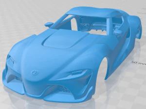 toyota ft-1 2014 printable body car 3D Print Model
