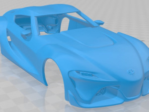 toyota ft-1 2014 printable body car Model do druku 3D