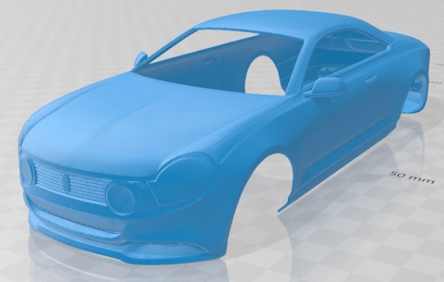 torino 380 concept printable body car Modelo de Impressão 3D .c4d .max .obj .3ds .fbx .stl .blend 