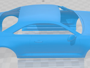 torino 380 concept printable body car Modelo de Impressão 3D