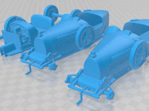 Bugatti tipo 35 1924 carro para imprimir Modelo de Impressão 3D