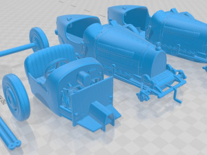 bugatti type 35 1924 printable car 3D 프린트 모델