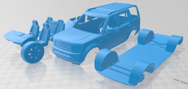 land rover discovery 2014 printable car 3D Принт Модель .c4d .max .obj .3ds .fbx .stl .blend 