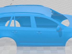 volkswagen golf variant 2010 printable body car Modelo de Impressão 3D