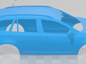 volkswagen golf variant 2010 printable body car 3D Print Model