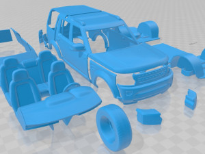 land rover discovery 2014 printable car in separate parts 3D Принт Модель