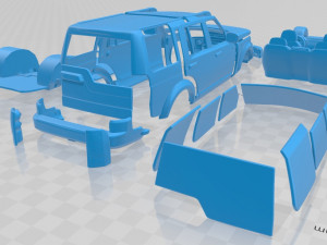 land rover discovery 2014 printable car in separate parts 3D Принт Модель