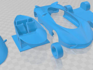 ssc tuatara 2011 printable car 3D Print Model