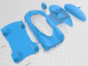 ssc tuatara 2011 printable car 3D-Druckmodell