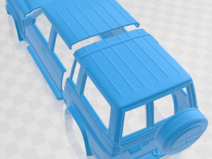 nissan patrol y60 5 doors 1987 printable body car 3D Print Model