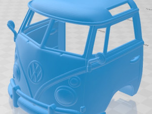 volkswagen transporter t1 1950 printable van 3D Print Model