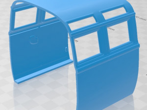 volkswagen transporter t1 1950 printable van 3D Print Model