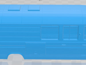 mercedes benz l508 d 1978 printable body van 3D Print Model