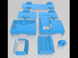 f 150 1978 printable car 3D प्रिंट मॉडल