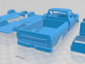 f 150 1978 printable car 3D प्रिंट मॉडल