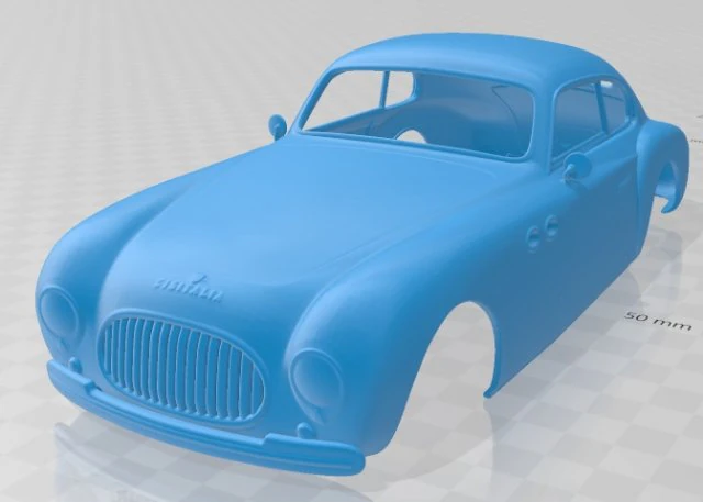 carro cisitalia 202 1946 para impress&atilde;o Modelo de Impressão 3D .c4d .max .obj .3ds .fbx .stl .blend 