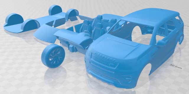land rover discovery sport dynamic 2016 printable car 3D Принт Модель .c4d .max .obj .3ds .fbx .stl .blend 