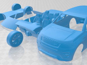 land rover discovery sport dynamic 2016 printable car 3D Принт Модель