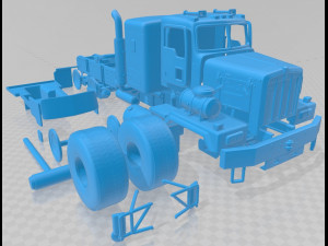 kenworth c500 2001 printable truck 3D-printmodel