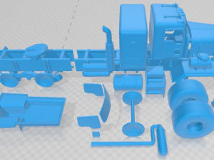 kenworth c500 2001 printable truck 3D Print Model