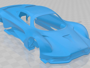 aston martin valhalla 2020 printable body car 3D 프린트 모델