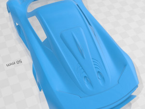 aston martin valhalla 2020 printable body car 3D 프린트 모델