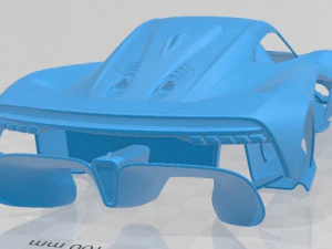 aston martin valhalla 2020 printable body car 3D Print Model