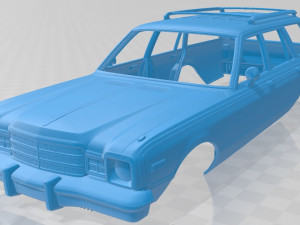volare wagon 1976 printable body car 3D Print Model