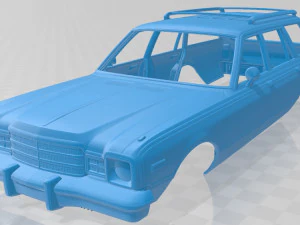 Carrozzeria stampabile del 1976 Volare Wagon Modello di stampa 3D