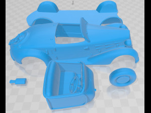 alfa romeo 6c 2300 s touring pescara spider 1935 printable car Modello di stampa 3D