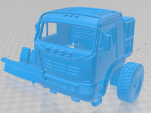 kamaz 6560 printable truck 3D Print Model