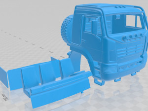 kamaz 6560 printable truck 3D Print Model