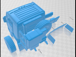 kamaz 6560 printable truck 3D Print Model