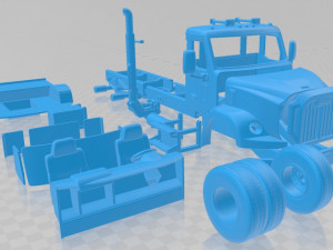 autocar dc 64 2019 printable truck 3D प्रिंट मॉडल
