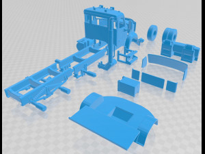 autocar dc 64 2019 printable truck 3D प्रिंट मॉडल