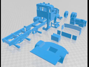 autocar dc 64 2019 printable truck 3D Print Model
