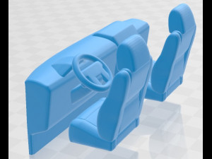 autocar dc 64 2019 printable truck 3D प्रिंट मॉडल