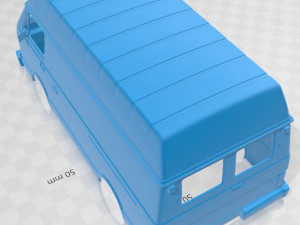 volkswagen lt panelvan 1975 printable body van 3D प्रिंट मॉडल