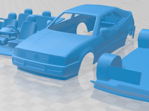 volkswagen corrado g60 1988 printable car 3D Принт Модель