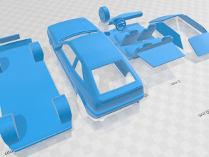 volkswagen corrado g60 1988 printable car 3D Print Model