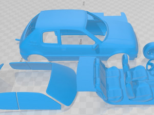 Peugeot 205 gti 1983-1998 printable car 3Dプリントモデル
