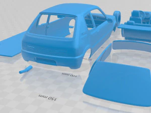 Peugeot 205 gti 1983-1998 printable car 3D Print Model