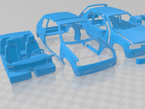 peugeot 205 gti 1983-1998 printable car 3D प्रिंट मॉडल