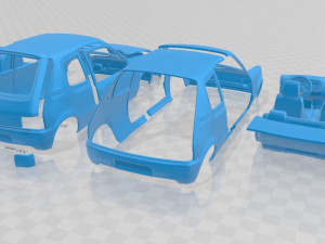 peugeot 205 gti 1983-1998 printable car 3D प्रिंट मॉडल