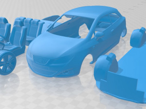 seat ibiza 2010 printable car Modelo de impresión 3D