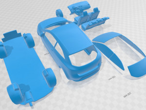 seat ibiza 2010 printable car 3D Print Model