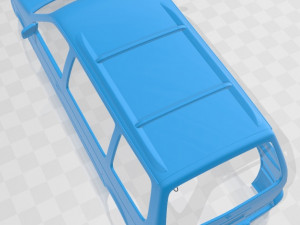 caravan 1990 printable body car 3Dプリントモデル