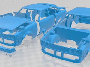 toyota corolla ke70 printable car in separate parts 3D Print Model
