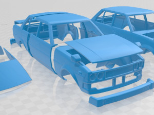 toyota corolla ke70 printable car in separate parts Modelo de Impressão 3D