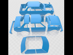 toyota corolla ke70 printable car in separate parts Modelo de Impressão 3D